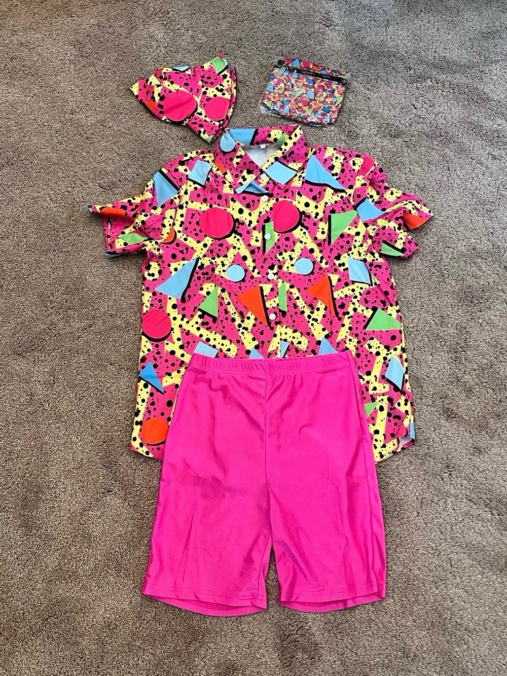 80s 90s Outfit for Women’s Hip Hop Costume Size